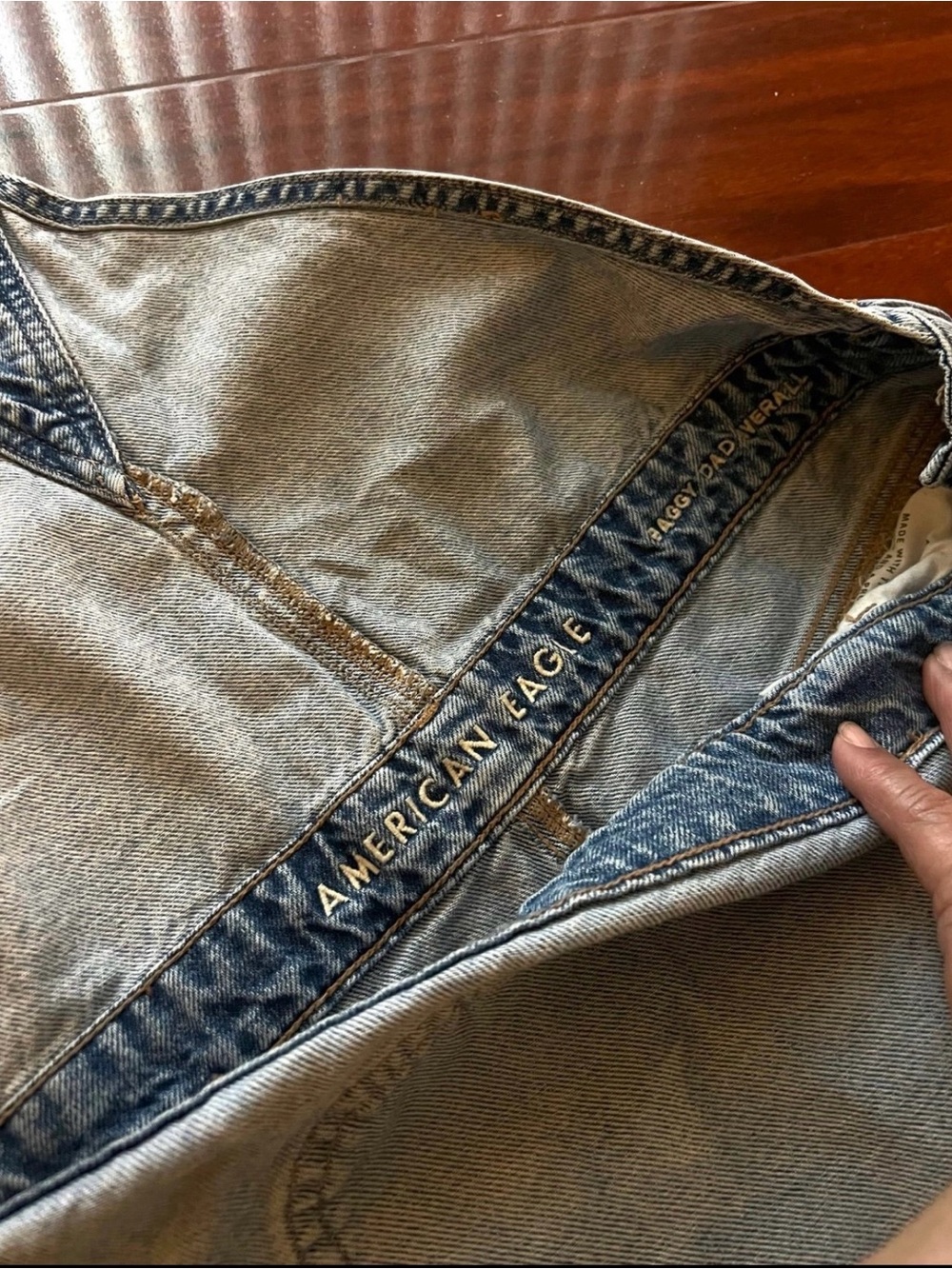 American Eagle Baggy Dad Overall - Picture 5 of 8
